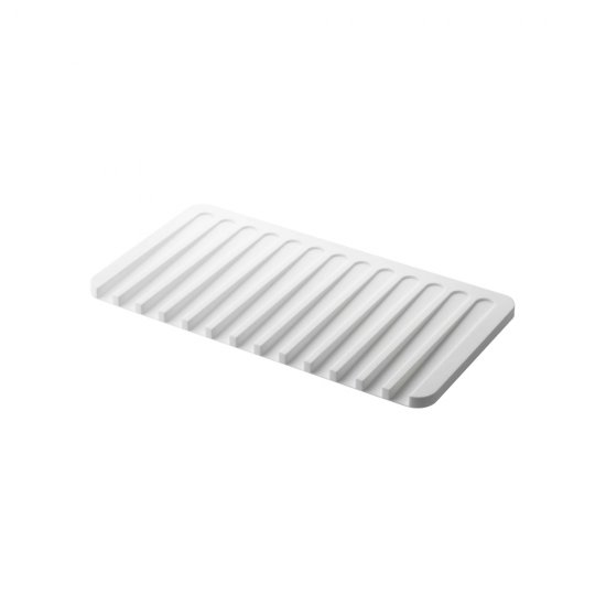 Scurgător Tavă Din Silicon FLOW Alb