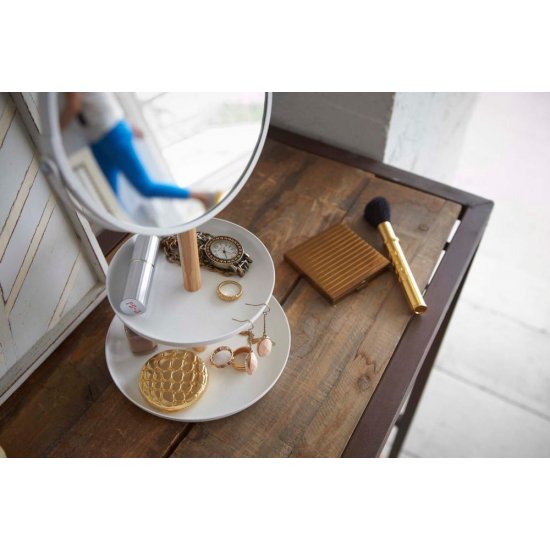 Oglindă Cosmetică + Tavă Accesorii TOSCA