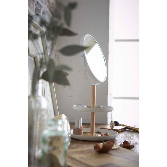 Oglindă Cosmetică + Tavă Accesorii TOSCA