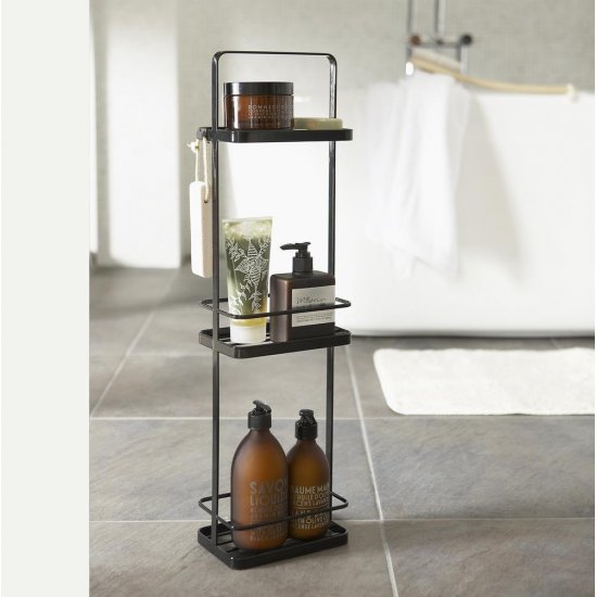 Suport Baie 3 Nivele Slim TOWER Negru