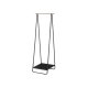 Suport Haine + Poliță TOWER Negru