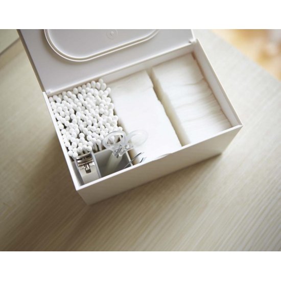 Cutie Organizare Pentru Baie VEIL Alb
