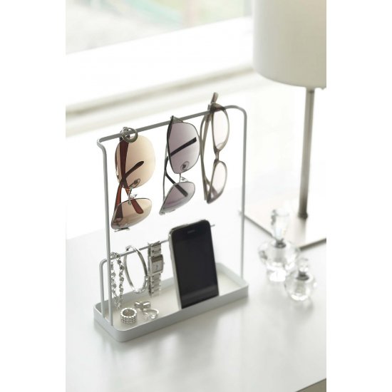 Suport Accesorii Și Ochelari De Soare TOWER Alb