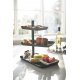 Platou Servire Etajat TOWER Negru