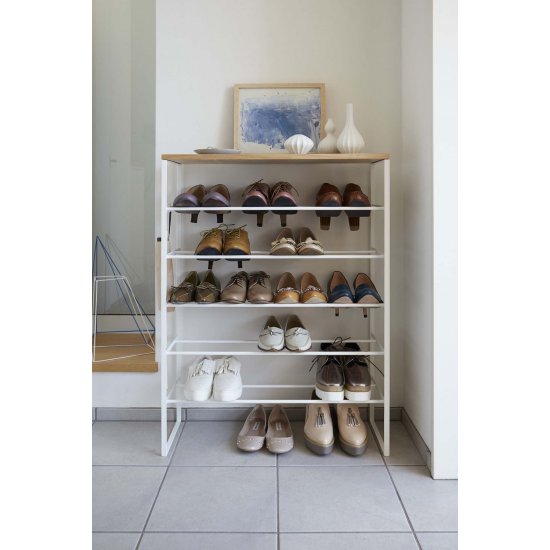 Suport Pantofi 6 Nivele TOWER Alb