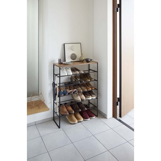 Suport Pantofi 6 Nivele TOWER Negru