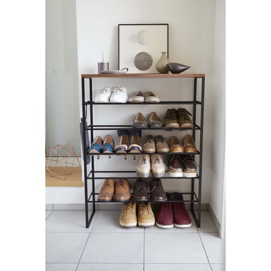 Suport Pantofi 6 Nivele TOWER Negru