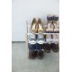 Suport Pantofi Extensibil 3 Nivele PLAIN Alb