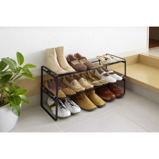 Suport Pantofi Extensibil FRAME Negru