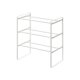 Suport Pantofi Extensibil 3 Nivele FRAME Alb