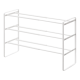 Suport Pantofi Extensibil 3 Nivele FRAME Alb