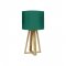 Veioză Scandinavică Culoare Abajur Verde