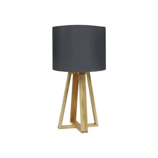 Veioză Scandinavică Culoare Abajur Gri Închis
